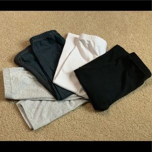Bundle of Capri Leggings, 4 pairs